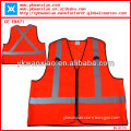 hi vis safety mesh vest with zipper ,reflective safety mesh vest with 5 breakaway points,hi vis mesh vest multi~pockets